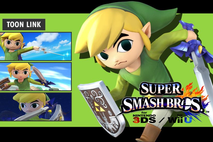 ... DaKidGaming Super Smash Bros. 3DS/Wii U - Toon Link Wallpaper by  DaKidGaming
