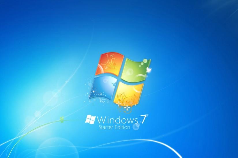 Windows 7 starter edition wide wallpapers HD.
