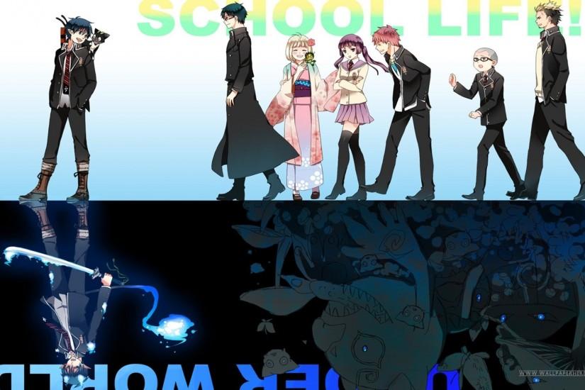 widescreen blue exorcist wallpaper 1920x1200 for mac