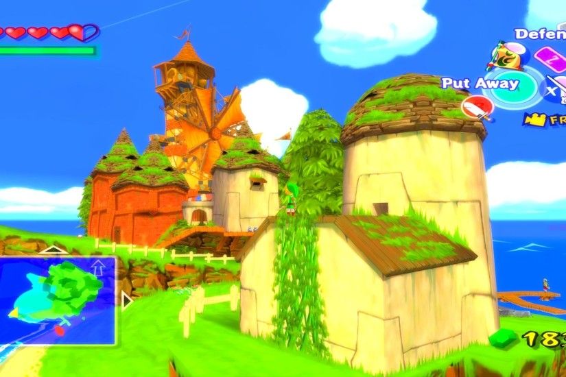 This is Wind Waker in 1080p (downsampled from 4K) with HD textures. I'd  say, I have official WW HD beat.
