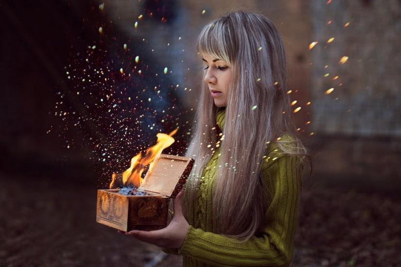 gothic occult witches witchcraft wicca wiccan fire flames sparks gowns