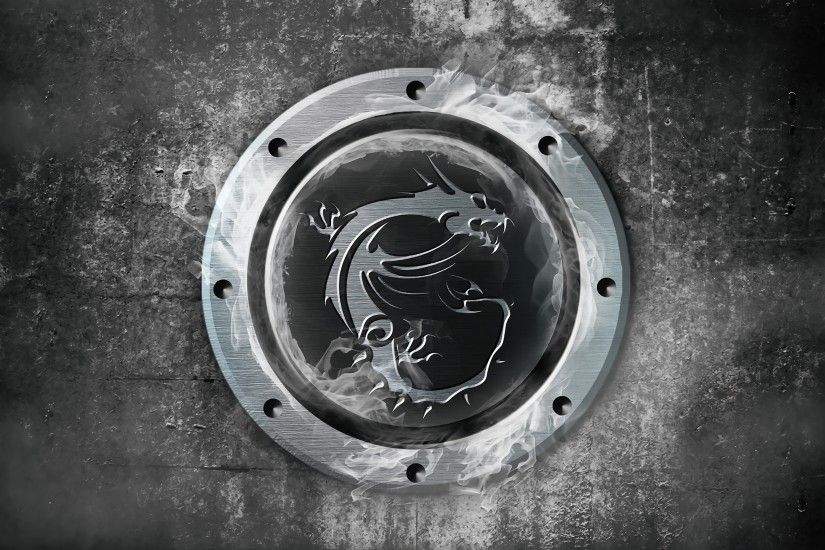 MSi Dragon Logo Smoke Steel 3840x2160 #112