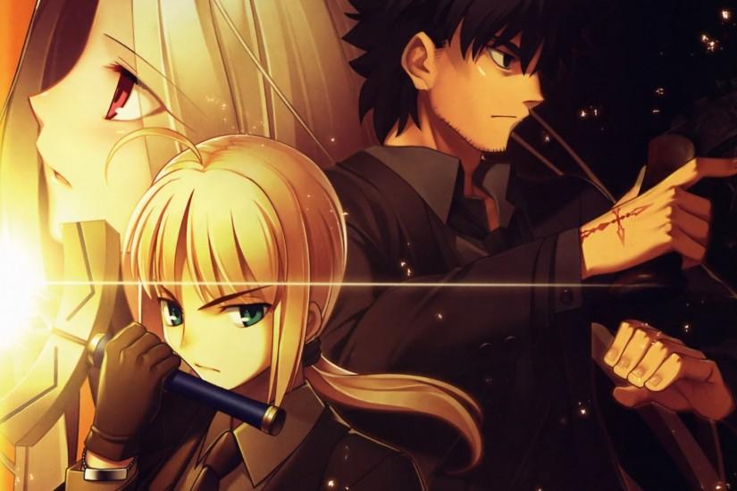 Anime - Fate/Zero Saber (Fate Series) Irisviel Von Einzbern Kiritsugu Emiya  Wallpaper