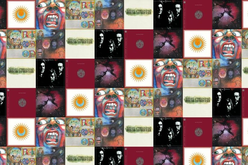 Download this free wallpaper with images of King Crimson – Islands, King  Crimson – Larks Tongues In Aspic, King Crimson – In The Court Of The Crimson  King, ...