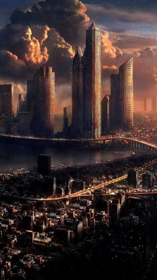 Science-fiction-city-3Wallpapers-iPhone-Parallax