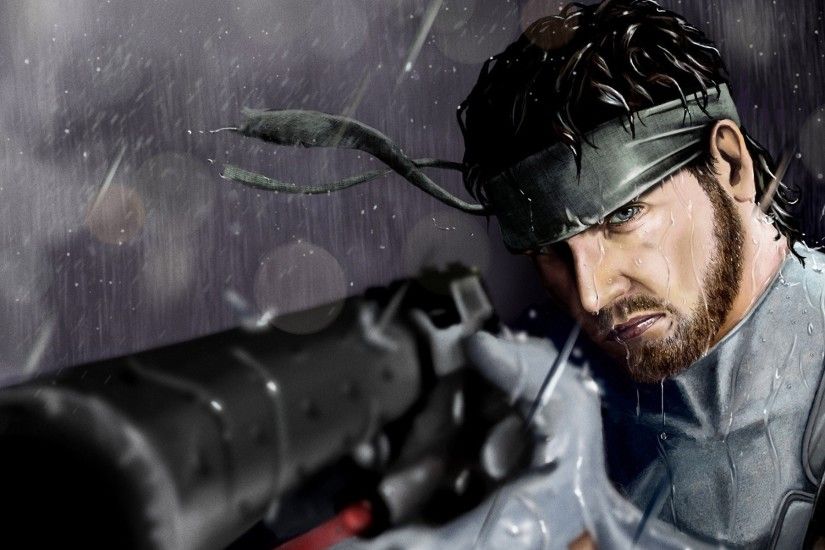 Games Solid Snake px % Quality HD Wallpapers 1920Ã1200 Old Snake Wallpapers  (21