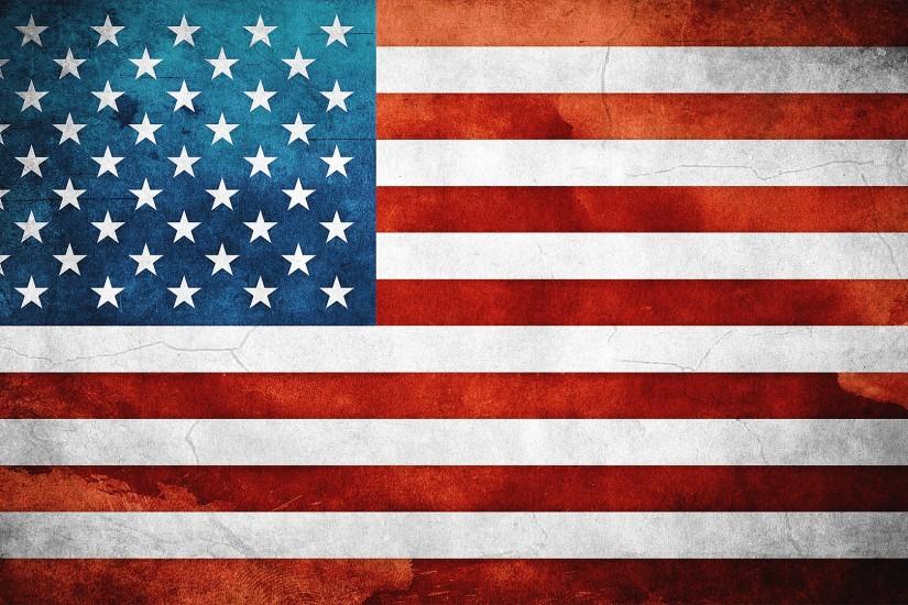 media Rustic Star Spangled Banner (USA Flag) Wallpaper (view original .