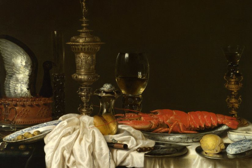 Full title: Still Life with a Lobster Artist: Willem Claesz. Heda Date made