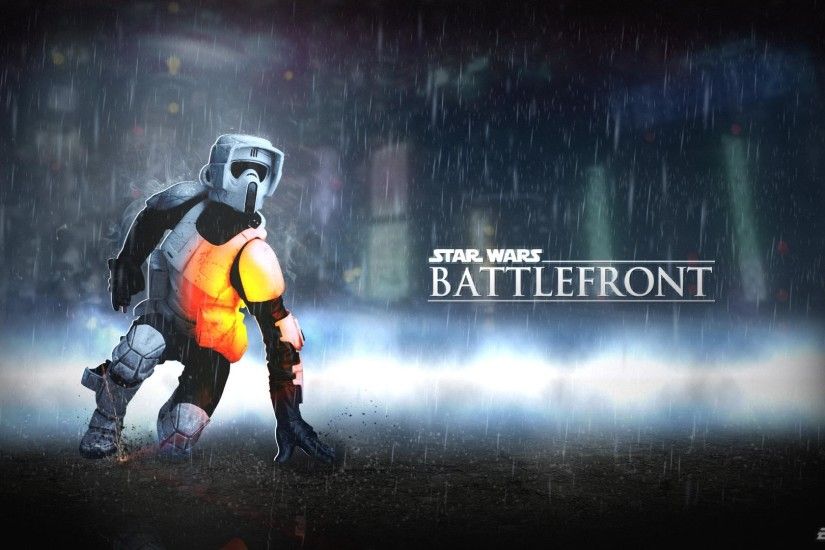 Star Wars Battlefront wallpaper I put together, in the style of Battlefield.