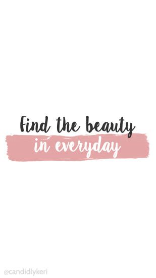 Find the beauty in every day pink watercolor paint stripe background  wallpaper you can download for