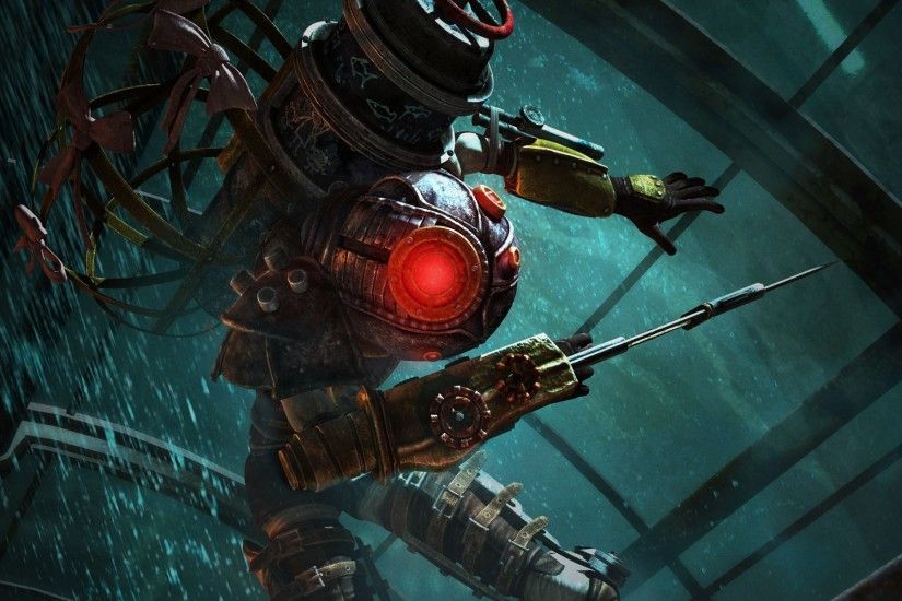 BioShock 2, BioShock, Big Daddy, Little Sister, Video Games Wallpapers HD /  Desktop and Mobile Backgrounds