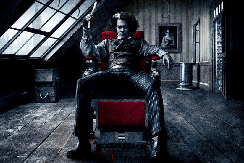 Movie - Sweeney Todd: The Demon Barber of Fleet Street in Concert Johnny  Depp Wallpaper
