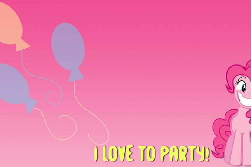 I love to party - Pinkie Pie, My Little Pony wallpaper 1920x1080 jpg
