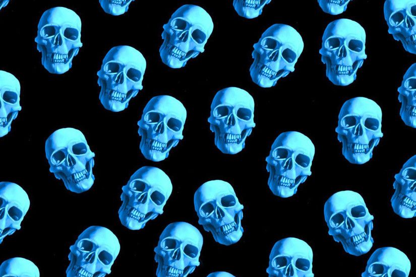 Blue Skull Backgrounds (38 Wallpapers)