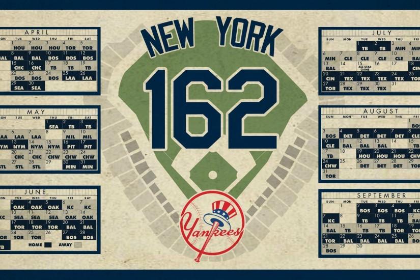 2014 Yankees Schedule Wallpaper [1920x1080] ...