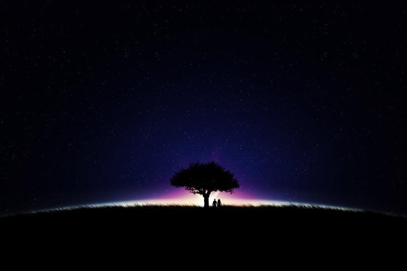 starry night wallpaper 2560x1600 high resolution