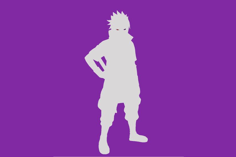 Fan ArtMinimalist Sasuke Wallpaper! (This Is My First Wallpaper I Done, Let  Me Know What You Think!)