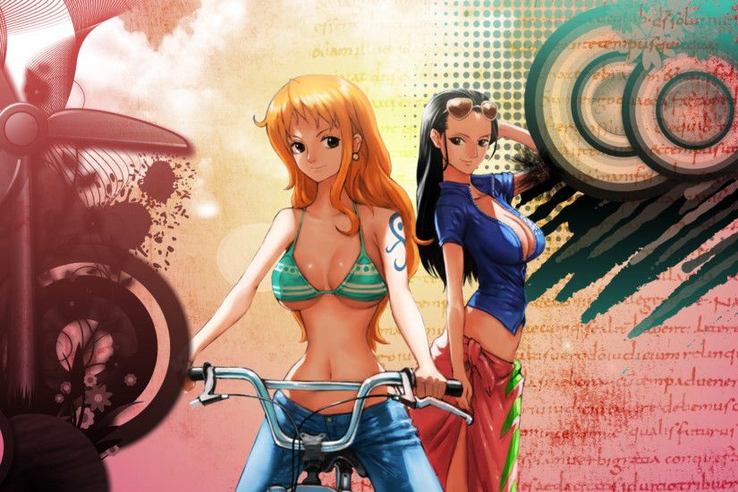 Wallpaper for PC Desktop And Handphone One Piece (anime) Nico Robin Roronoa  Zoro Franky (One Piece) Tony .
