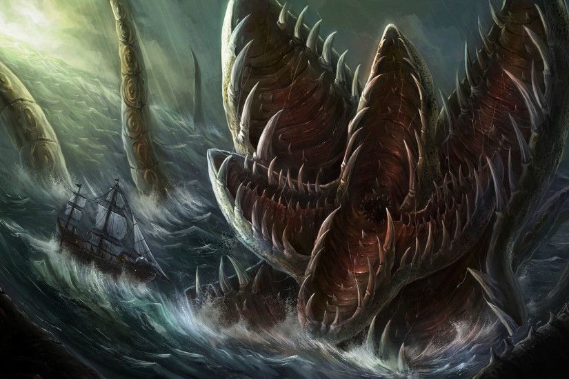 Sea monster - Fantasy images gallery