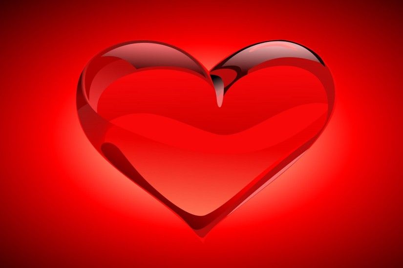 Red Heart hd free wallpaper download