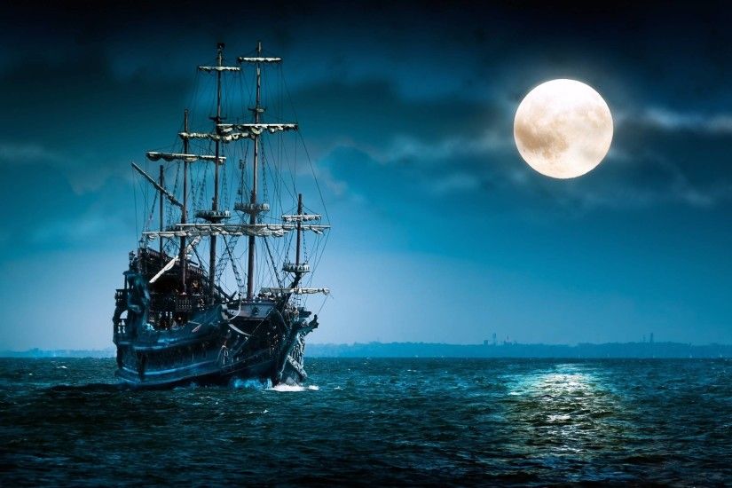 Navigating Under The Moonlight Night Wallpaper 2560x1440 px Free .