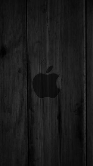 Preview wallpaper wood, dark, lines, background, apple, mac 1080x1920