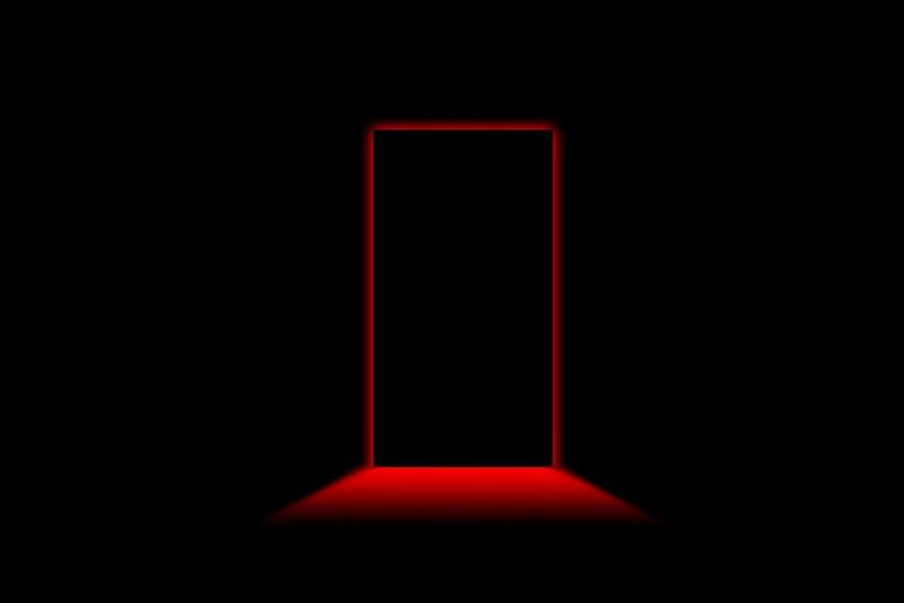 Door, Light, Shadow, Black, Red Wallpaper - MixHD wallpapers