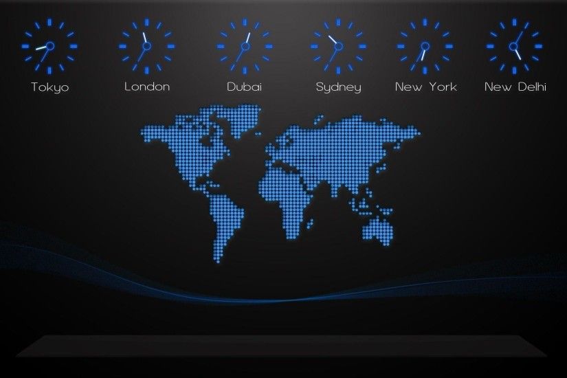 Wallpapers For > World Map Desktop Background