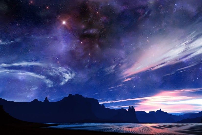 night sky images for backgrounds desktop free