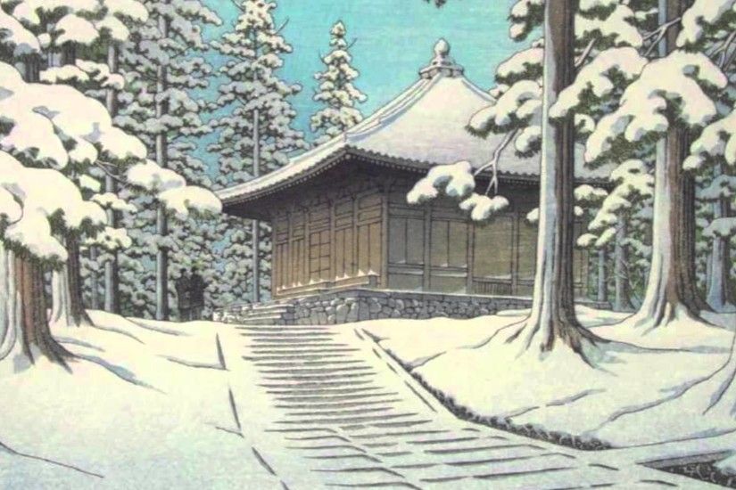 Beautiful Calming Ukiyo-e Slideshow - A Small Measure Of Peace - YouTube