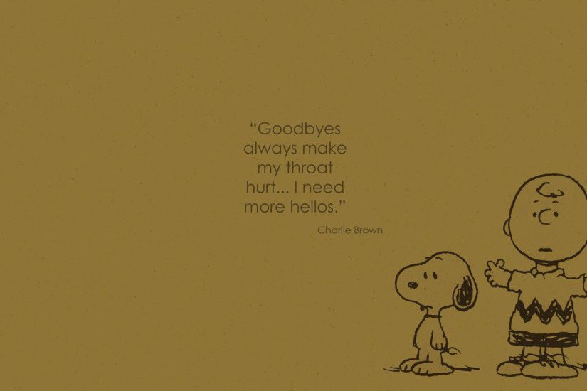 Charlie Brown on Goodbyes [1920x1080] ...