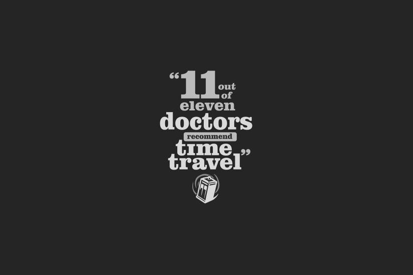 Doctors Doctor Who Funny Minimalistic TARDIS Time Travel Typography
