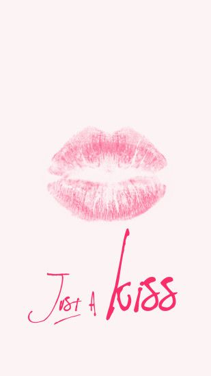 Kiss Lips Lipstick Rouge iPhone Wallpaper Minimalist Lock Screen @PanPins