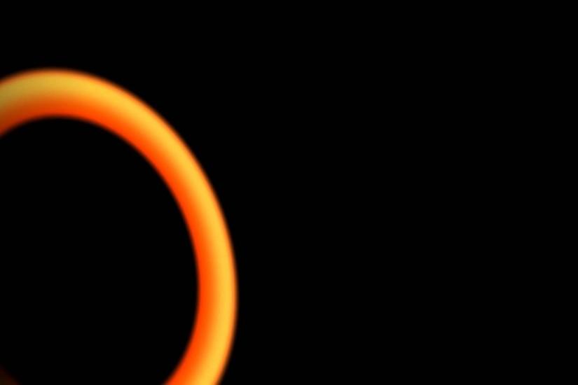 Disc Orange Lens Flare Black Background 26 ANIMATION FREE FOOTAGE HD