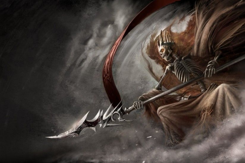 the dark eye demonicon skeleton lich staff spear haze