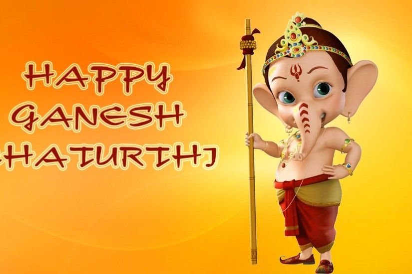 Happy Ganesh Chaturthi 2015 HD Desktop Wallpaper Background