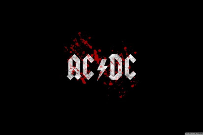 AC/DC Blood Logo HD Wide Wallpaper for Widescreen