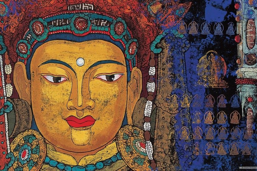 Free Art wallpaper - Tibetan Thangka Painting 1 wallpaper - 1920x1200  wallpaper - Index 1