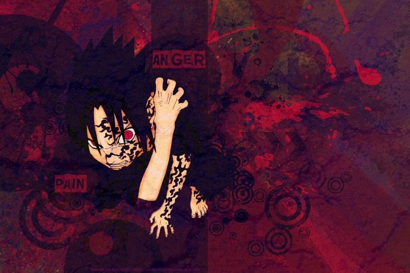 sharingan and curse seal sasuke uchiha hd anime wallpaper 1920x1200