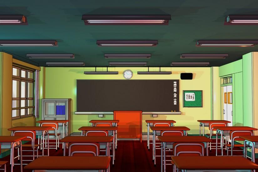 Anime Background - Classroom by FireSnake666 Anime Background - Classroom  by FireSnake666