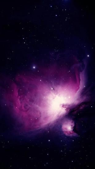 Purple Space Galaxy S4 Wallpaper (1080x1920)