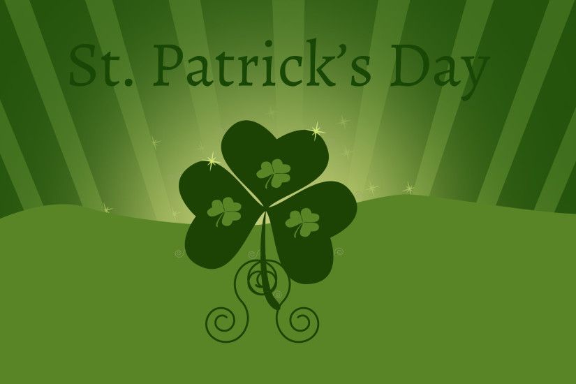 Holiday - St. Patrick's Day Clover Green Wallpaper
