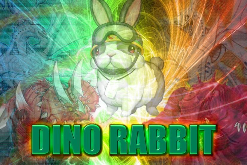 ... Yu-Gi-Oh - Dino Rabbit Background by lordscalgon