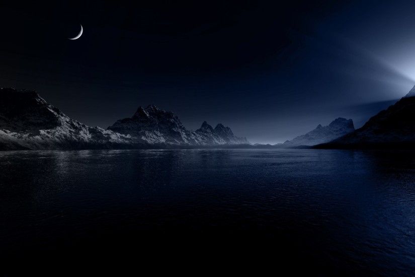 night sky free desktop backgrounds for winter