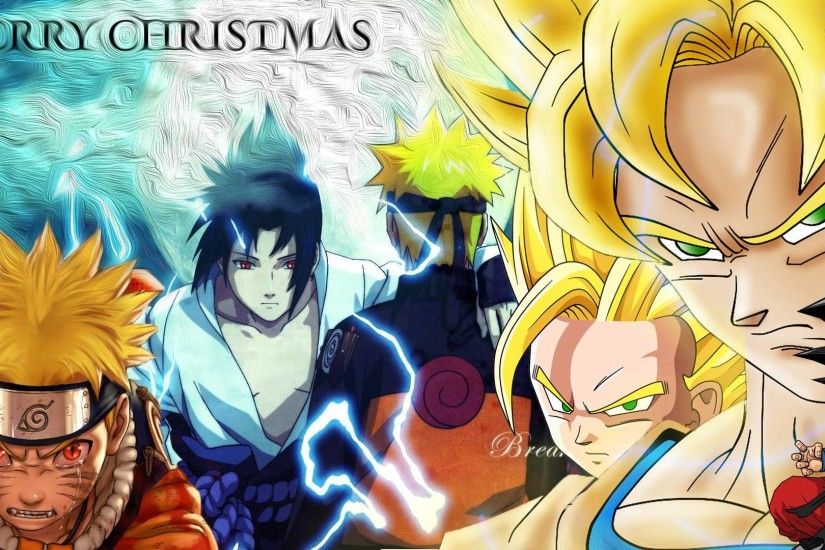 Merry Christmas Dragon Ball Z Naruto By Nurbz4D On DeviantART .