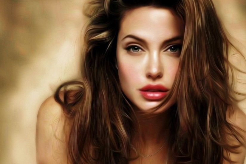fantasy Art, Women, Angelina Jolie Wallpaper HD