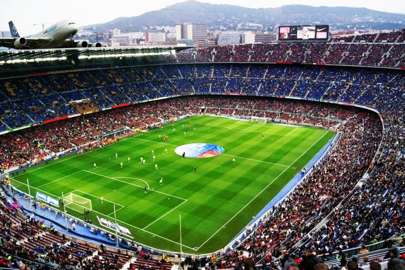 Camp Nou Stadium FC Barcelona Football Wicked Wallpaper FREE