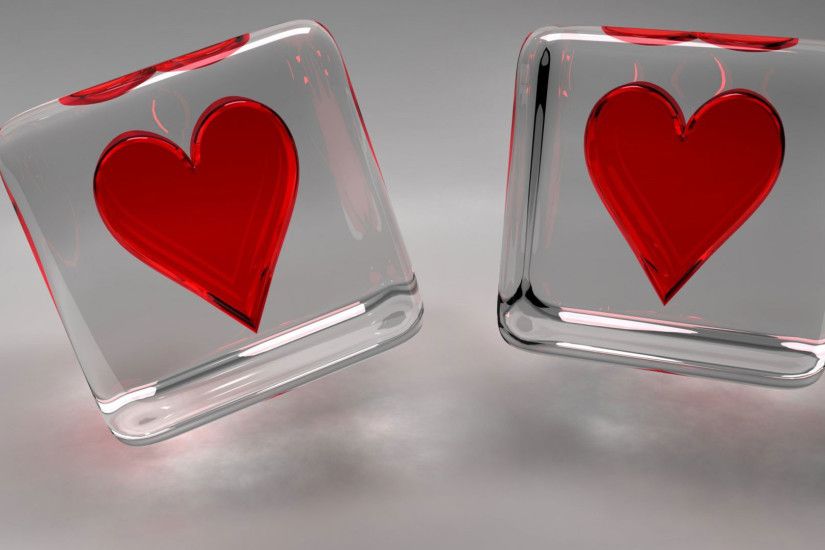 hd pics photos love cute red hearts pair best desktop background wallpaper