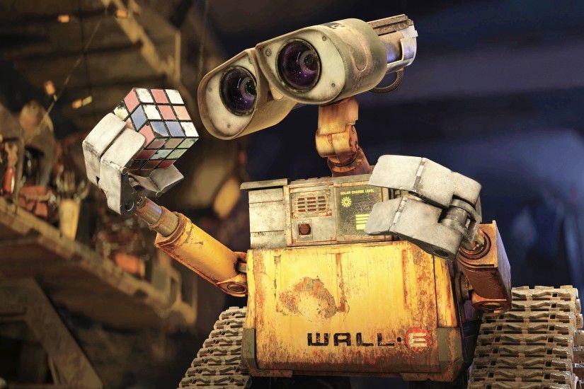WALL E & Rubiks Cube