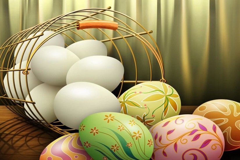 Download: Beautiful Easter Eggs HD Wallpaper